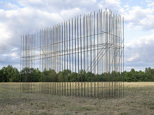 Skulptur „Grasnarbe“, Foto: Falk Wenzel