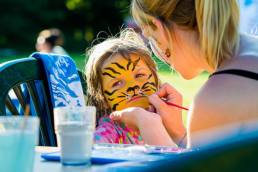 In der Maske. Foto: Jessen Mordhorst