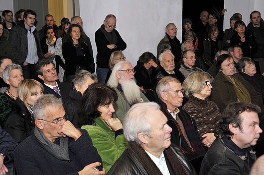 Ausstellung „Wandertag“ des Bildhauers und Hochschullehrers Bruno Raetsch in der Hochschulgalerie im Volkspark Halle,  Foto: Udo W. Beier