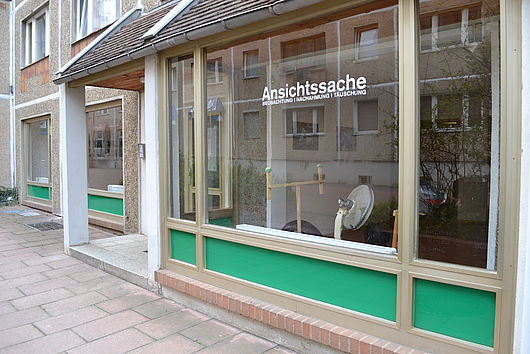 Ausstellungsansicht (außen), 18. – 21. April 2013