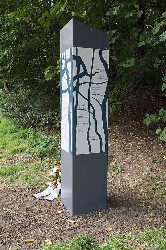 Informationsstele an der Dölauer Heide. Foto: Sascha Linke