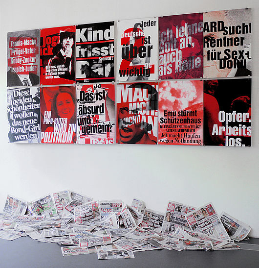 BILD dir eine Typografie — Typografier dir eine BILD, Foto der Jahresausstellung 2014