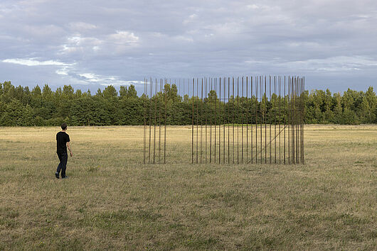 Skulptur „Grasnarbe“, Foto: Max Mendez